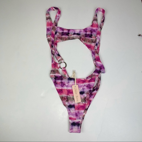 Chloe Rose Sun Chaser One Piece Tie Dyed L - Picture 9 of 11